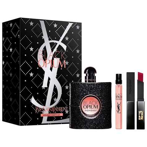 ysl black opium 30ml gift set|superdrug black opium gift sets.